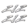 Rinker Boat Emblem Decal Stickers - 212 Gray White (pair)