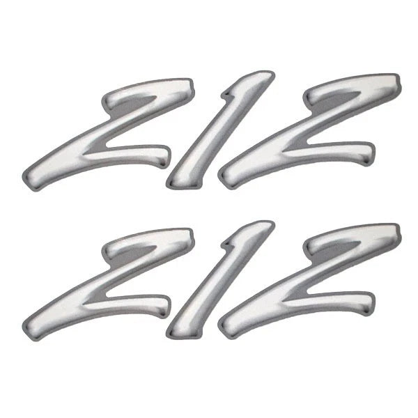 Rinker Boat Emblem Decal Stickers - 212 Gray White (pair)