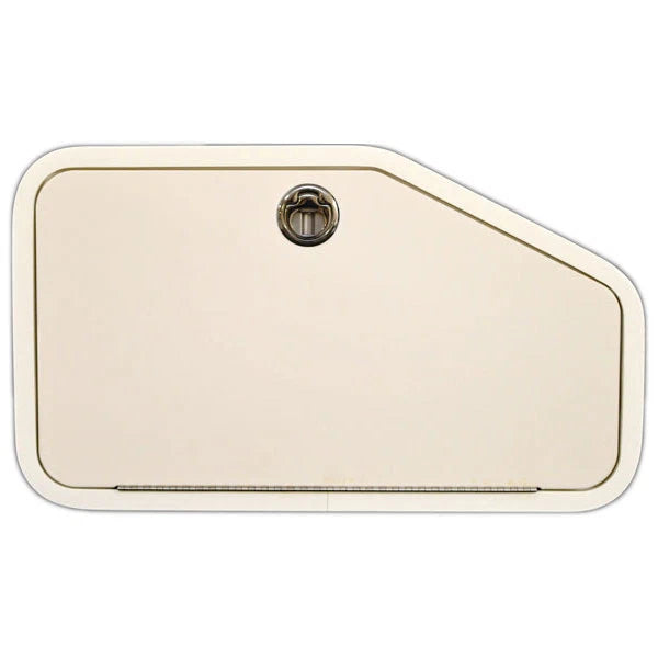 Godfrey Boat Locking Helm Storage Door with Key 6822-150 - 24 X 13 7/8 Inch