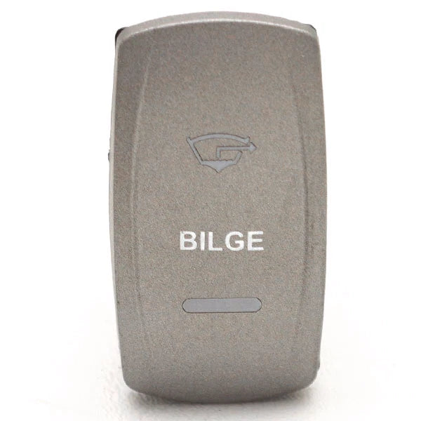 Carling Boat Rocker Switch - Bilge ON/OFF Gray 12V