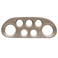Premier Boat Blank Gauge Panel - 17 1/4 X 6 1/2 Inch Bronze Plastic