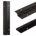 Lund Boat Offset Hinge 1999310 - 7 Inch Black Aluminum