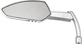 HARDDRIVE Apache Mirror with Knife Stem Chrome Left – Fits Harley Davidson