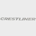 Crestliner Boat Raised Decal 2201995 - Silver Logo Sticker