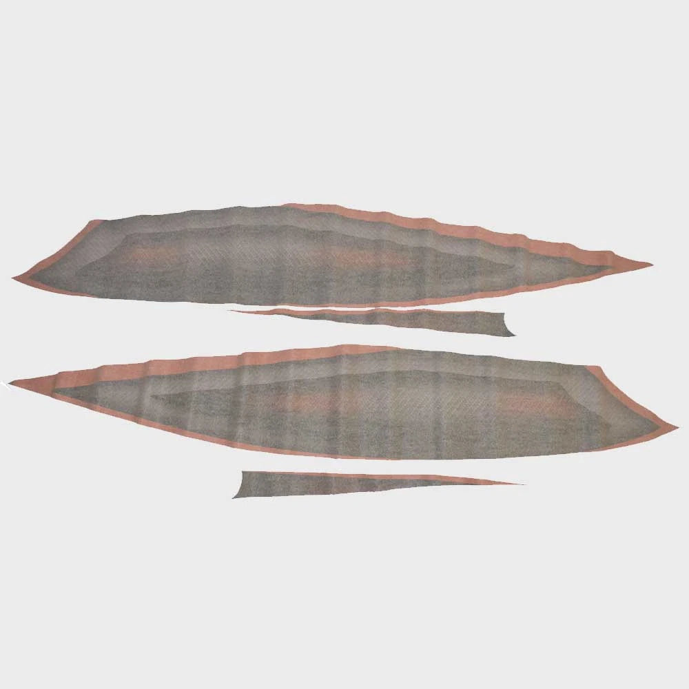 Larson Boat Graphic Hull Decals 8161126 - LSR Orange Black (set of 4)