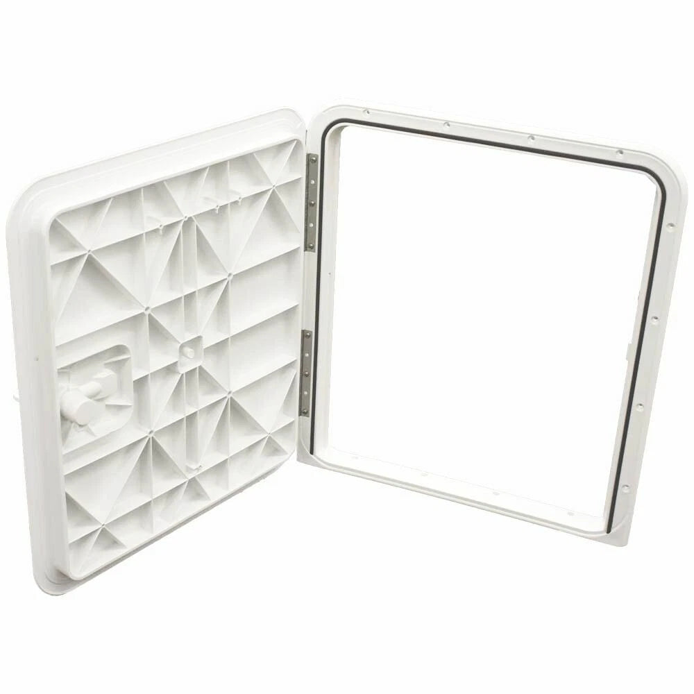 Innovative Boat Pontoon Door Hatch 550-705 - Polar White 18 X 16
