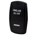Carling Boat Rocker Switch Actuator - Windlass On/Off Black Lighted