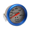 Livorsi Boat Speedometer GDS80PLC - Concept 3 3/8 Inch Blue Silver