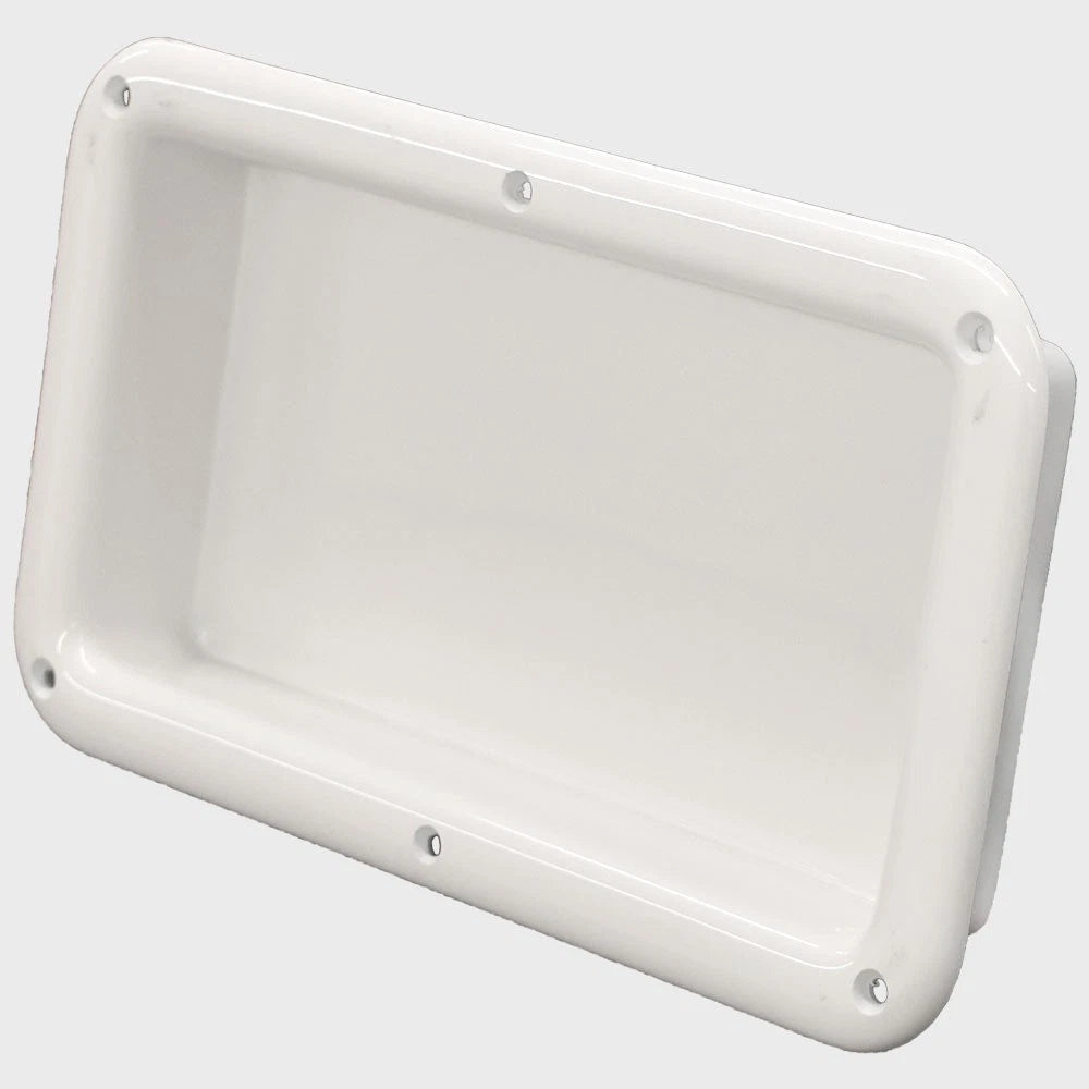 Chaparral Boat Storage Tub 33.00135 - 10 X 5 Inch Glossy White Plastic