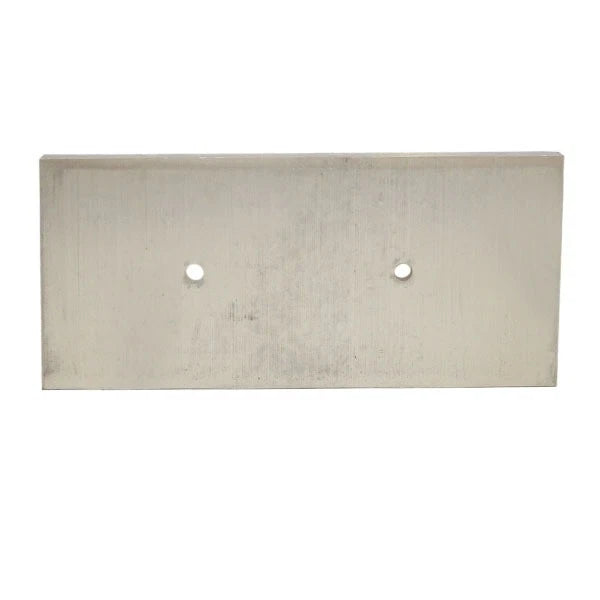 Boat Backing Plate - 5 X 2 1/4 Inch Silver Aluminum