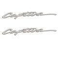 Rinker Boat Decals - Captiva Gray Stickers (pair)