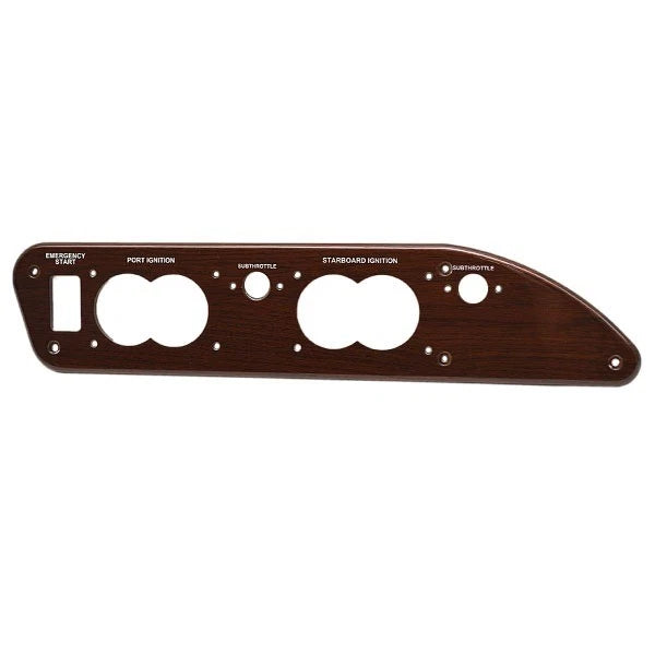 Sea Ray Boat Blank Ignition Panel 1889444 - 290 SLX Woodgrain