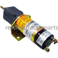 For Kubota Bobcat Engine 12V Shutdown Solenoid 3-Terminal 1502-12C3U1B1S 1A