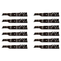 12 Pack: Mulcher Blade Fits John Deere Replaces AM106634