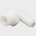 Boat 90 Degree Adapter Fitting - 7/8 Thread X 1/2 Barbed Plastic