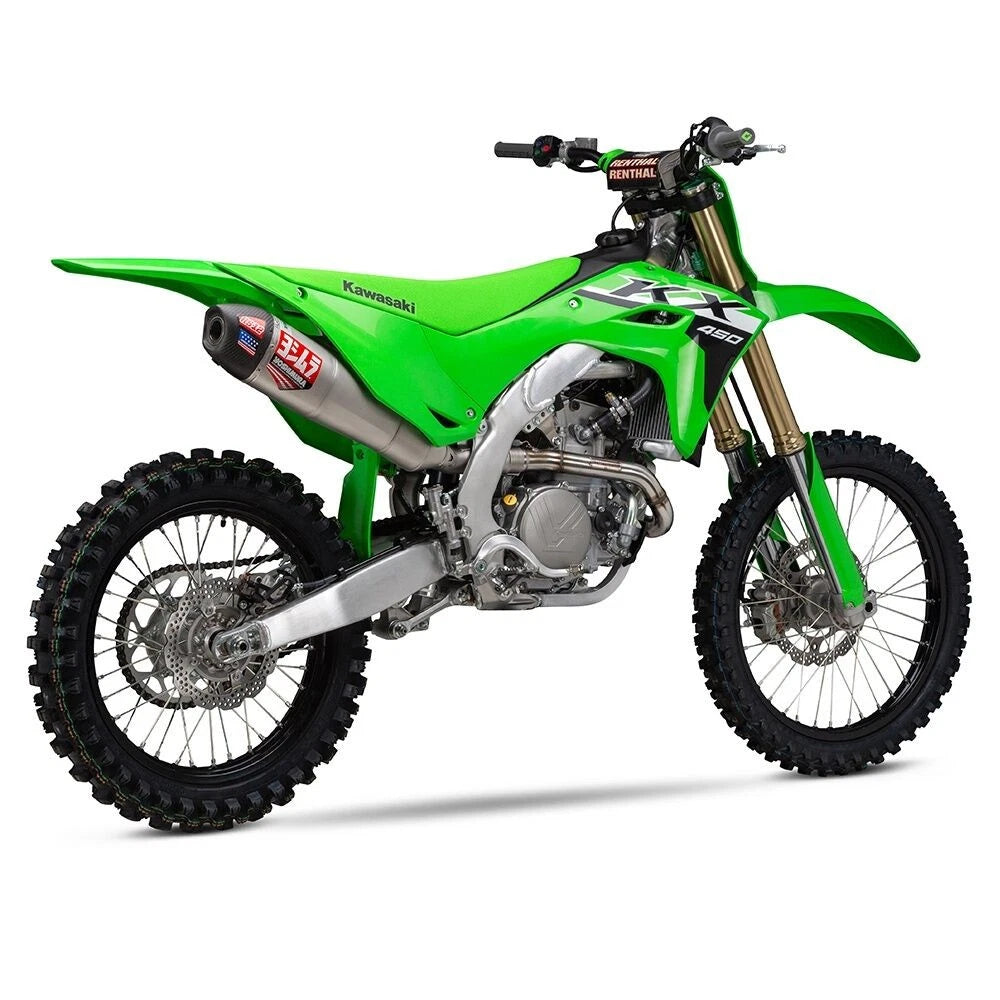 Yoshimura RS12 Full SS Exhaust/SS Muffler Kawasaki KX450X 2024-2025