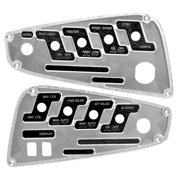 MasterCraft Boat Blank Switch Panels 505601 - X Series (set of 2)