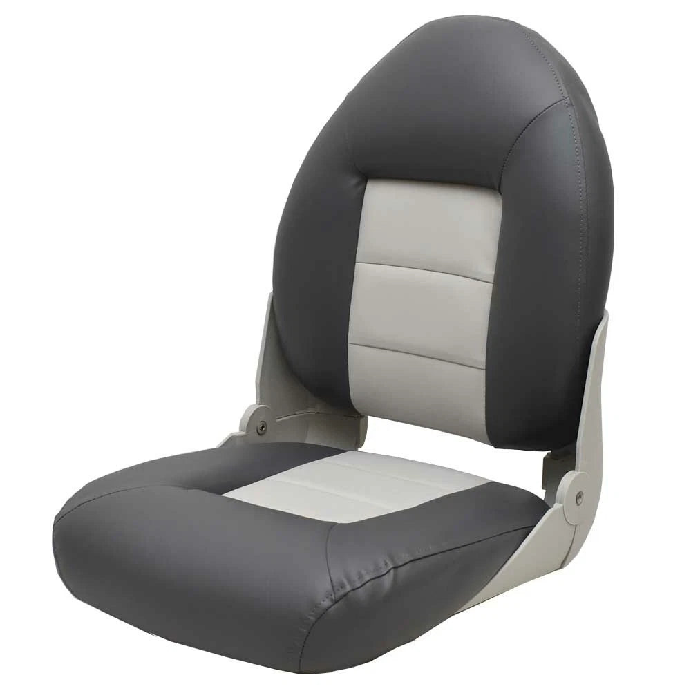 Boat High Back Folding Seat 75115GC - Cruistyle Gray Charcoal