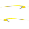 Chaparral Boat Graphic Decal 14.00270 - Sunesta 224 - 244 Yellow (2PC)