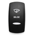 Boat Rocker Switch Cover - Bilge Actuator Black White