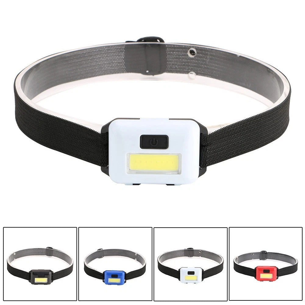 COB LED Headlamp for Running and Outdoor Activities Lightweight Design