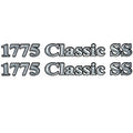 Lund Boat Decal - 1775 Classic SS 20 7/8 X 2 Inch (set of 2)