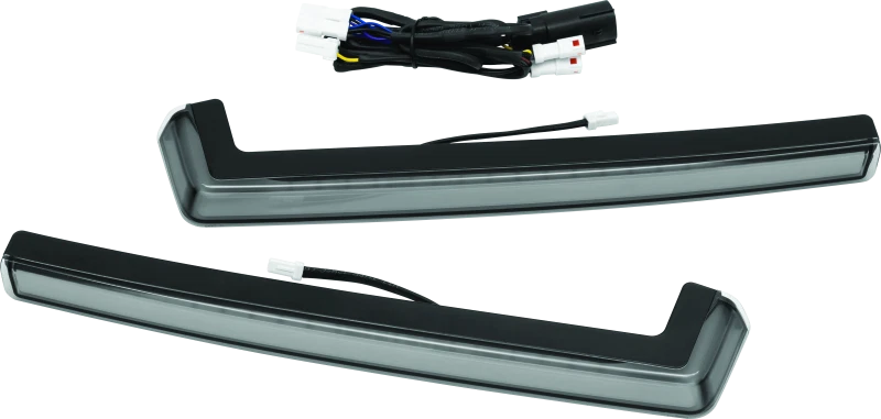 Kuryakyn Tracer Tour Pak Side Lights with Red Lens – Fits Harley Davidson