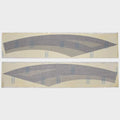 Premier Pontoon Boat Graphic Hull Decal 30002937 - Platinum (set of 2)