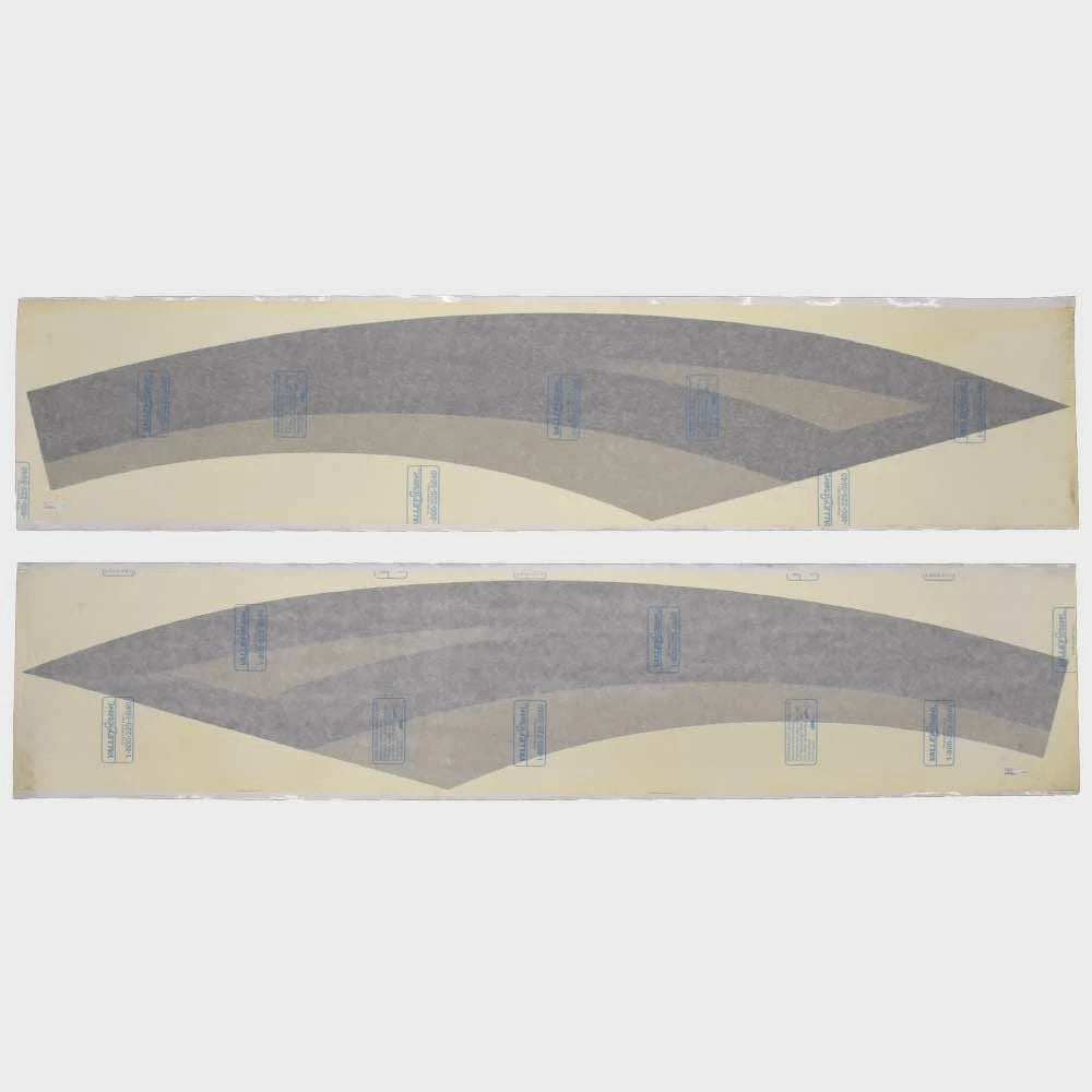 Premier Pontoon Boat Graphic Hull Decal 30002937 - Platinum (set of 2)