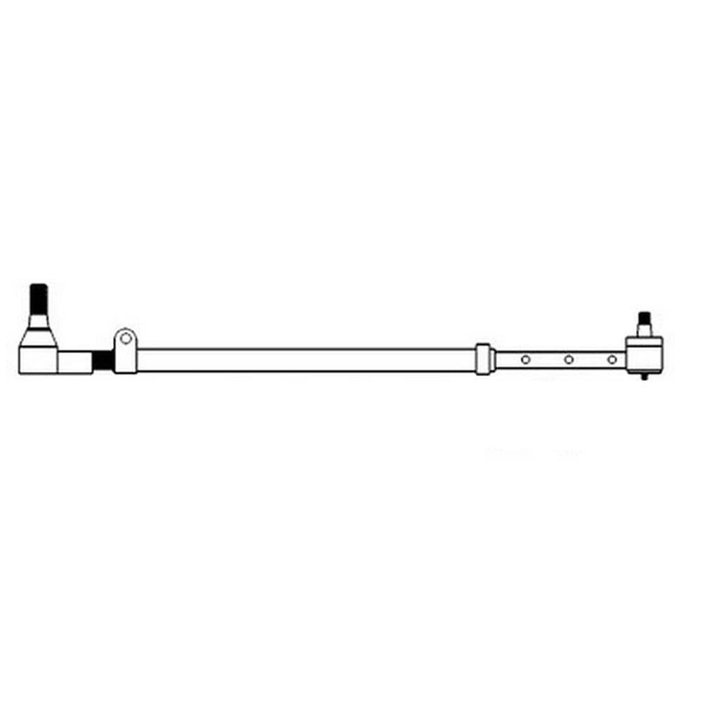 Right Hand Tie Rod Assembly Fits Massey Ferguson Models 186145M92 186145M92-A