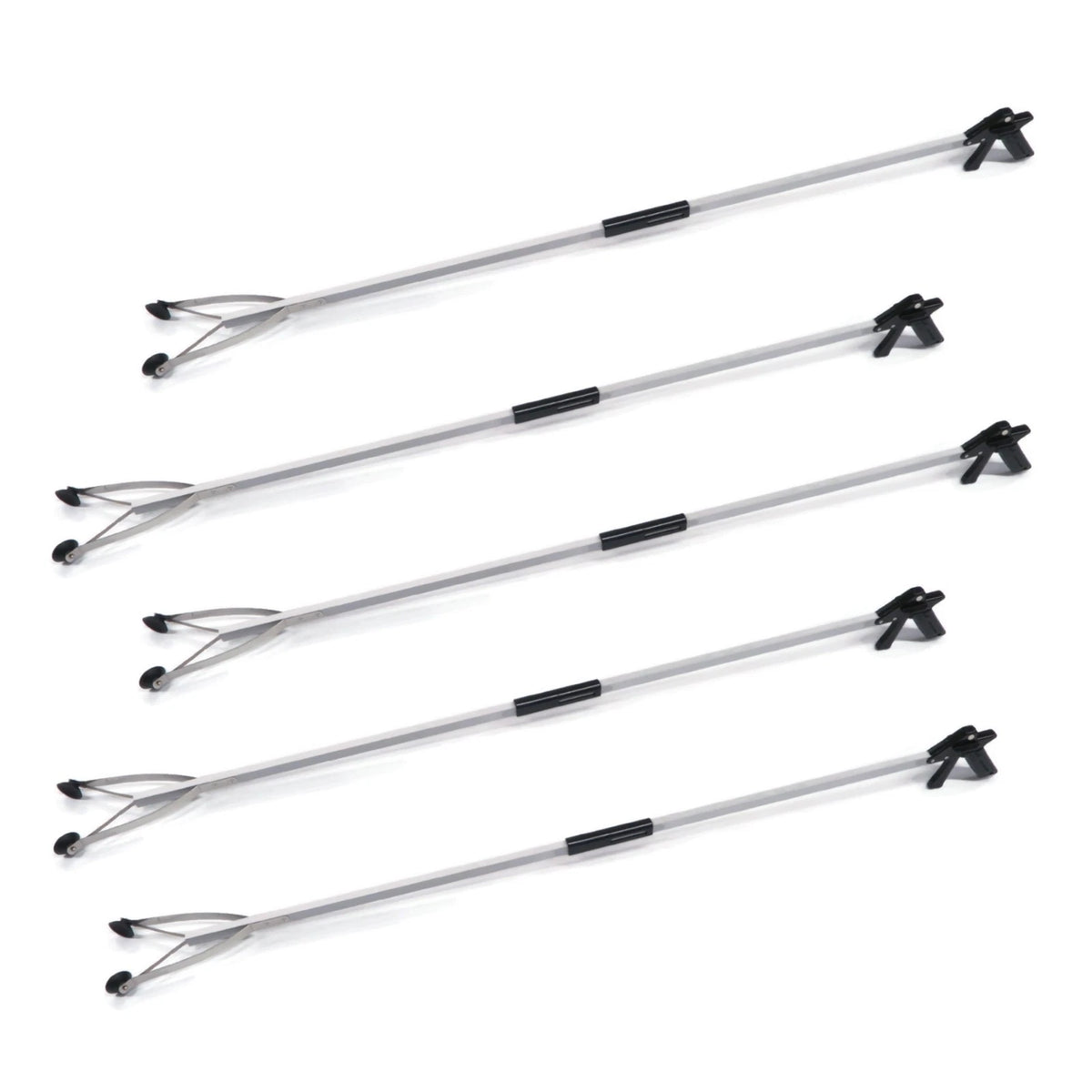 (5 Pack) 60" G4 DOT Foldable EZ Reacher for Grabbing Things Indoors and Outdoors