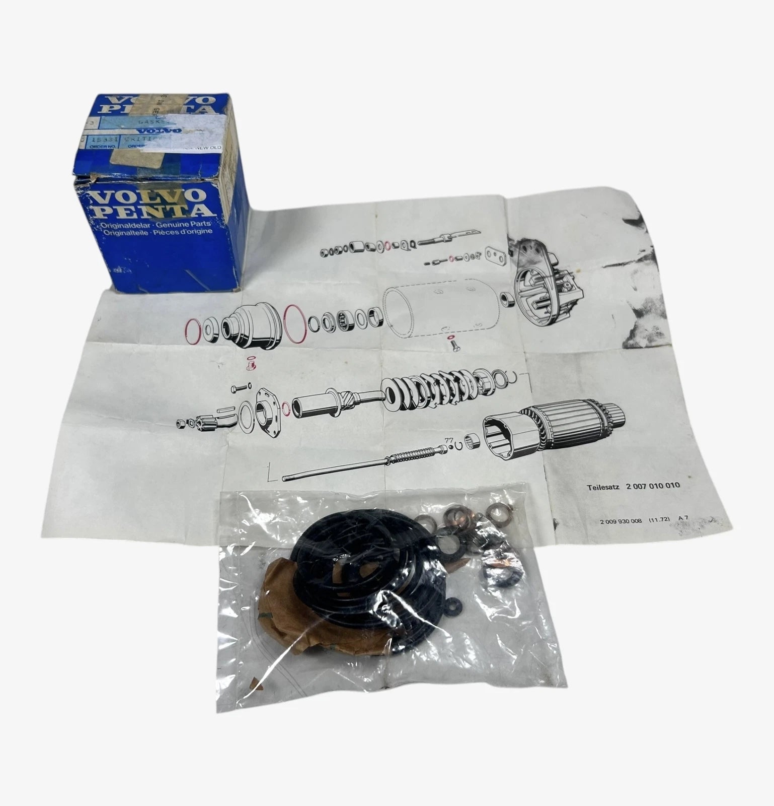 Volvo Penta 273517, Small Parts Gasket Kit, OEM