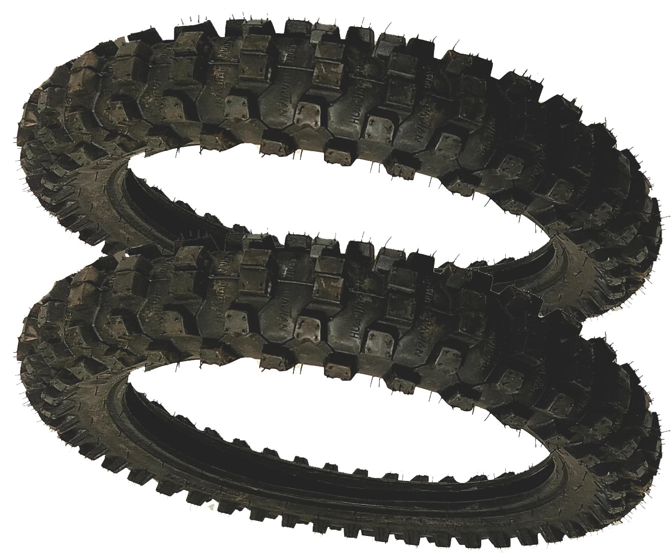 2 PACK SDG SSR HIGH PERFORMANCE REPLACEMENT TIRES 80/100-12 FOR DIRT PIT BIKES