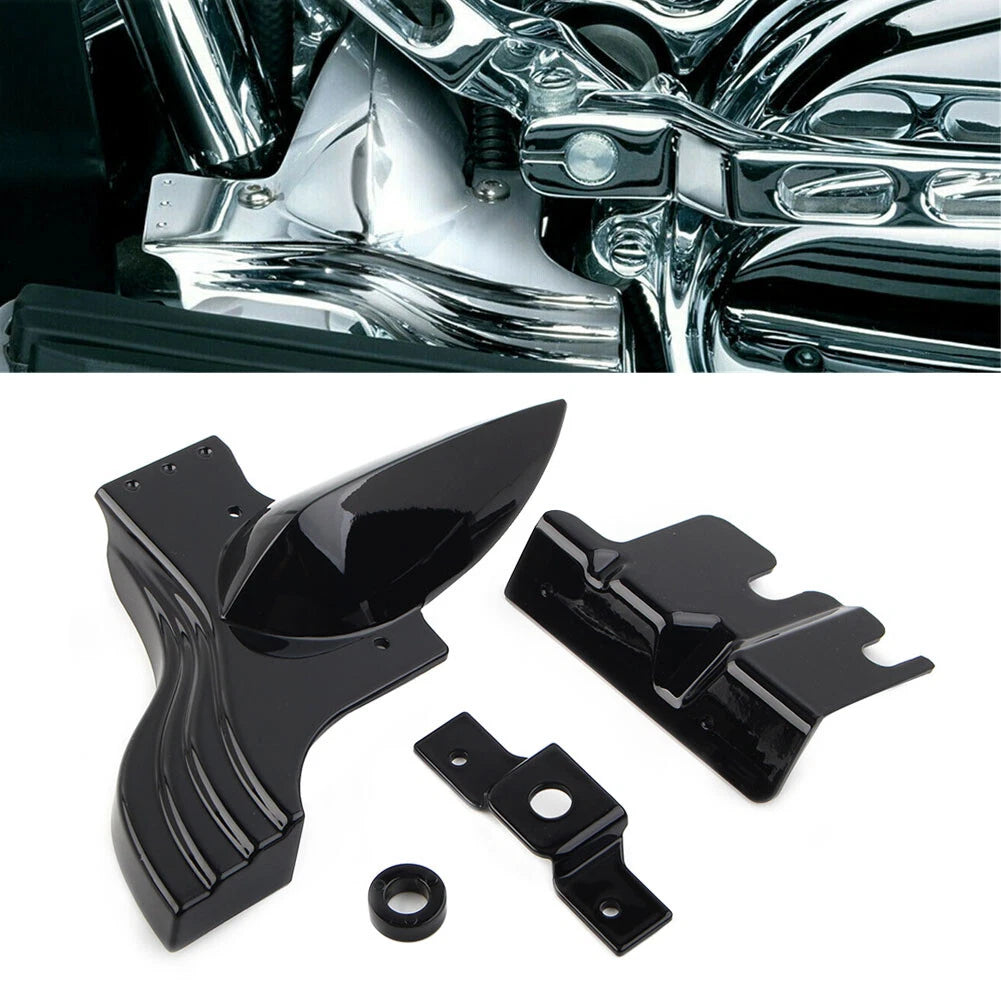 Black Lower Front Frame Cover for Harley Touring 1991-2020 Tri Glide 09-13