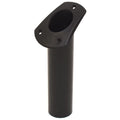 Lowe Boat Angled Rod Holder - 2 Inch Black Plastic