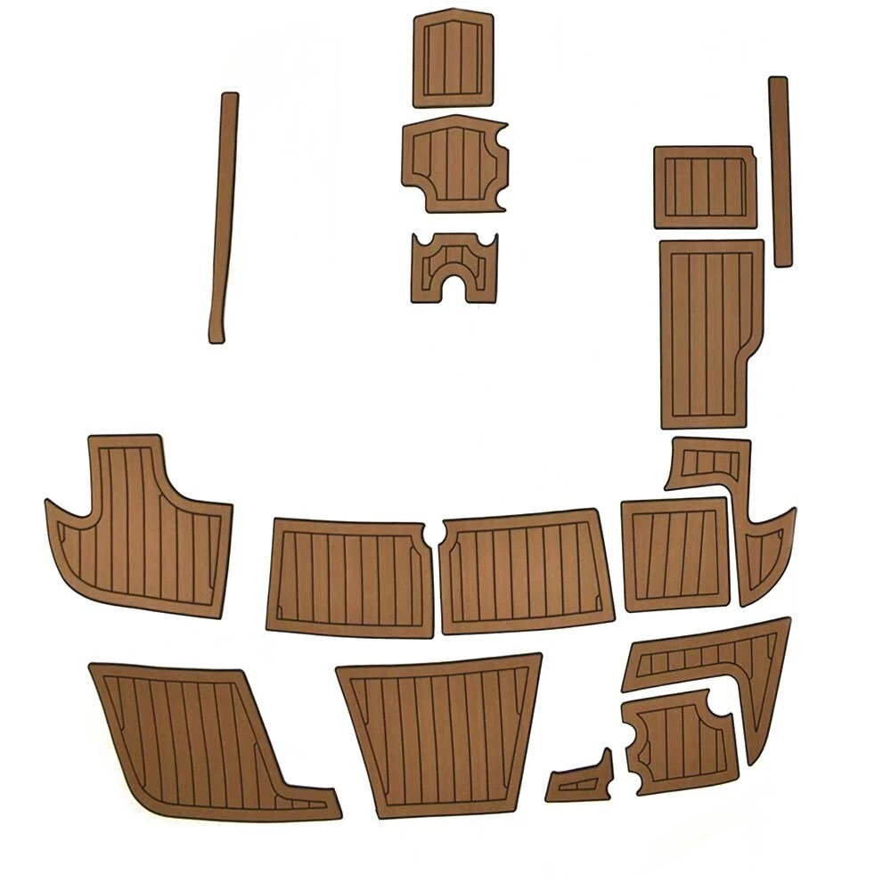 Larson Boat Non-Skid Deck Mats 8137911 - LXH 210 I/O Camel (17 PC)