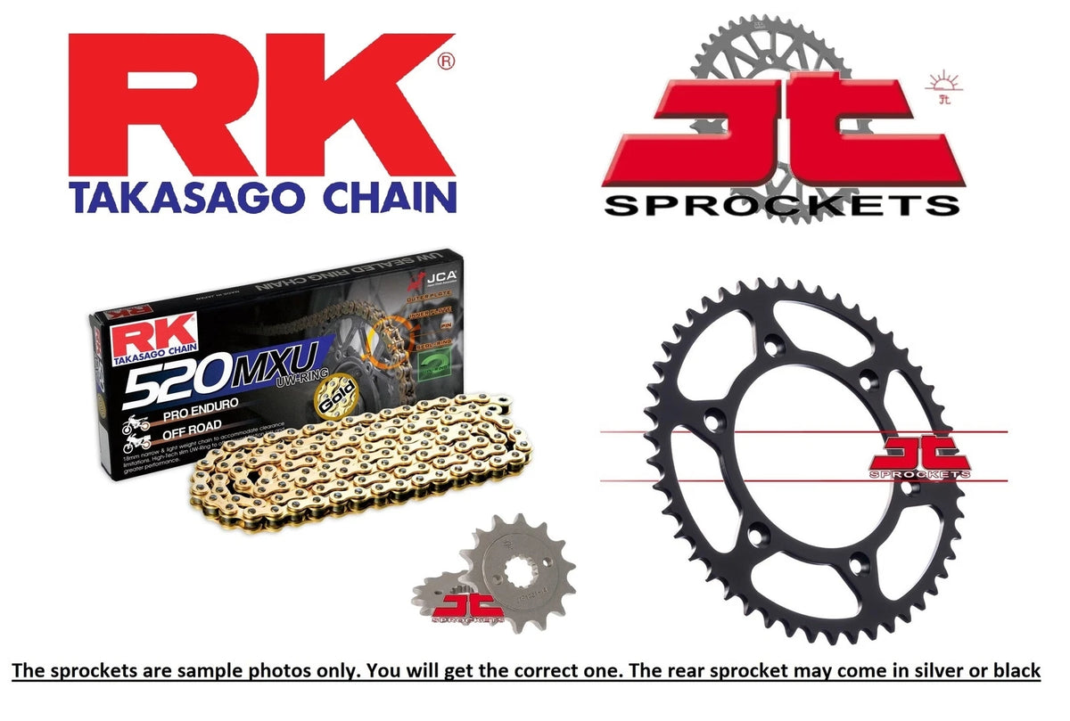 RK Chain and JT Sprockets for Yamaha WR450 F-M 21