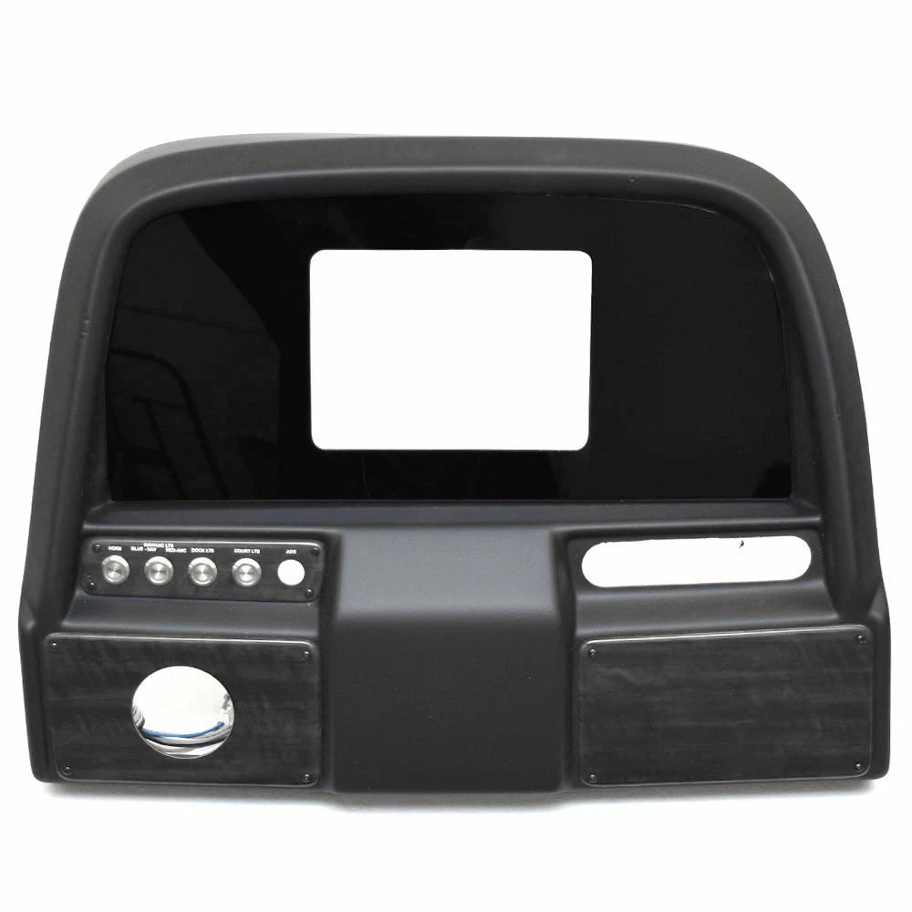 Misty Harbor Pontoon Boat Blank Dash Shroud - Woodgrain Gray