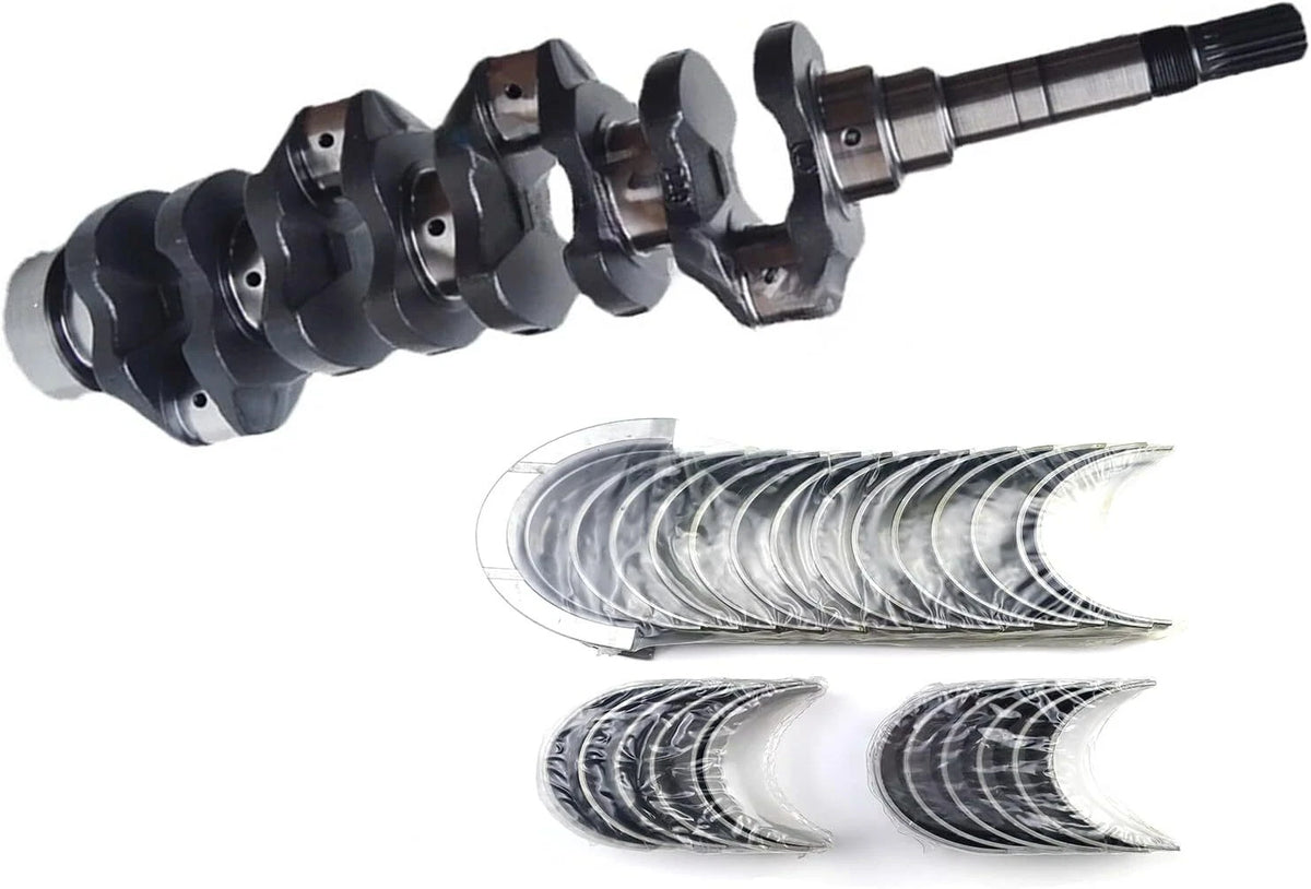 Complete Crankshaft with Bearing Set 16641-23010 for Kubota V2203 Engine