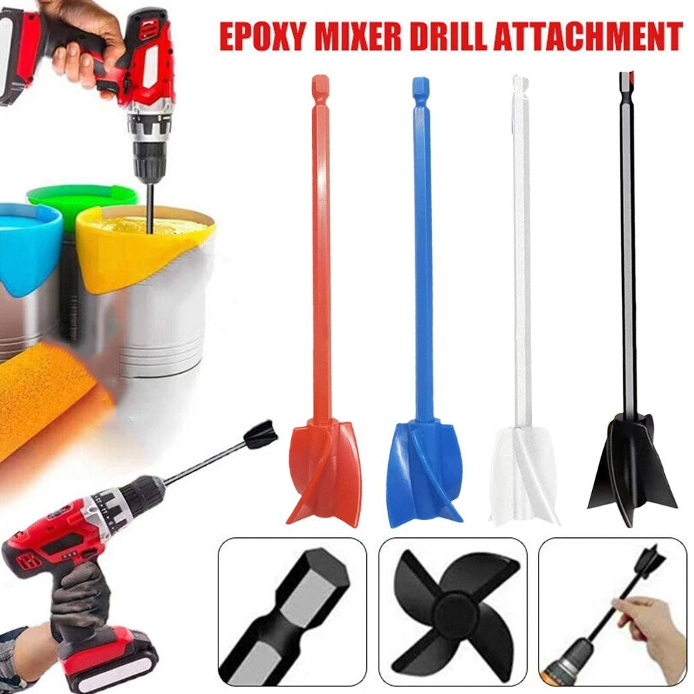 Epoxy Mixer Drill Bit Resin Head Stirrer Attachment Paint Drill
