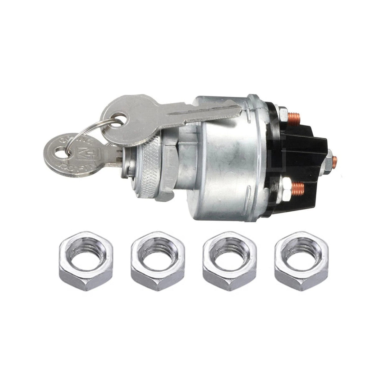 Universal 12V/24V 4 Position Ignition Key Starter Switch for Car Truck Tractor
