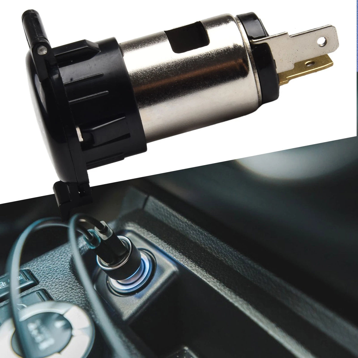 Power Socket Waterproof Cover 10A MAX Female Socket Waterproof Cover - for GPS
