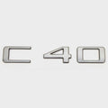 Carver Yachts Boat Raised Emblem Decal 8150650 - C40 Sticker Silver
