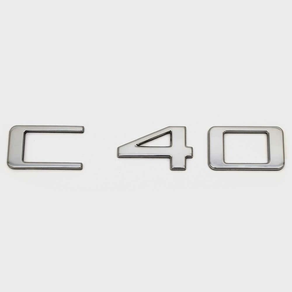 Carver Yachts Boat Raised Emblem Decal 8150650 - C40 Sticker Silver