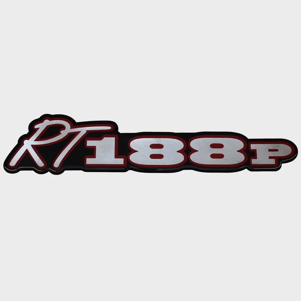 Ranger RT188P Boat Raised Emblem Decal 337832 - Red Model Sticker