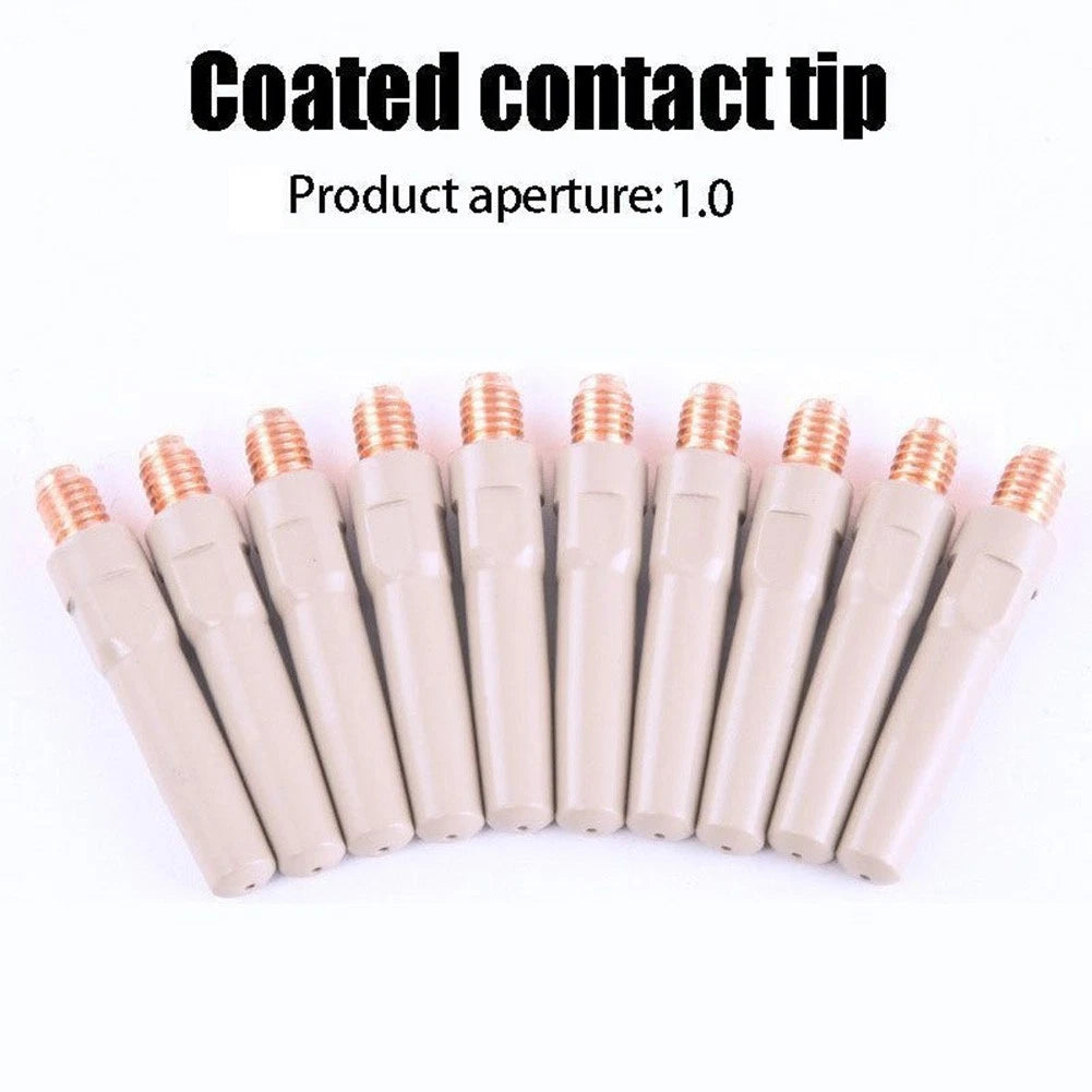 10PCS Non-Stick Coating Welding Tips Welding Torch Accessories for 15AK for MIG