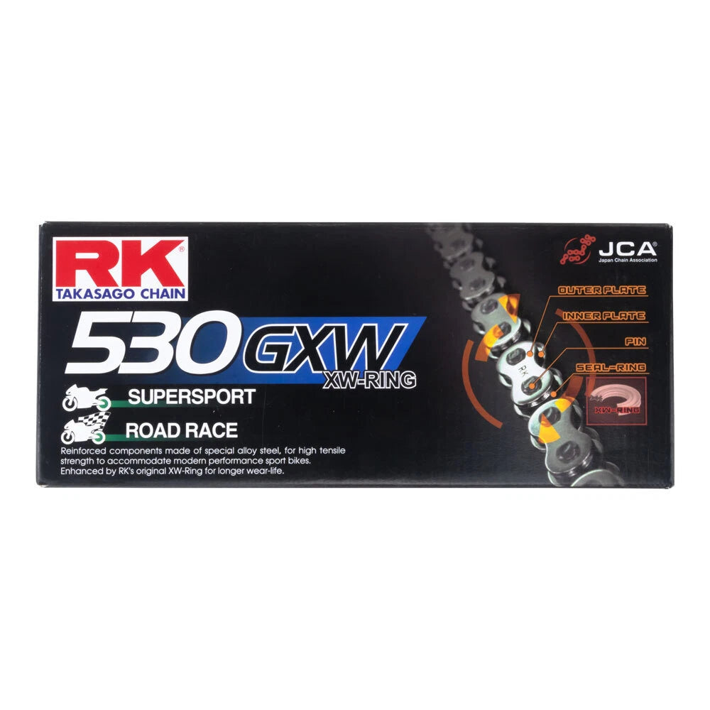 RK Chain for Ducati 1200 MultiStrada S 2012-2017 530 GXW 114L