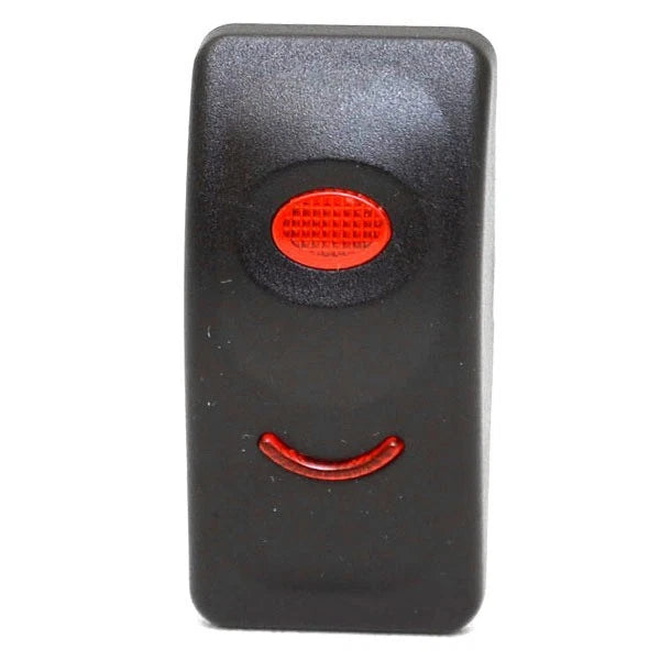 Carling Boat Rocker Switch Cover - Red Illuminated