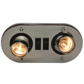 Liteco Boat Double Cabin Light Y-606-09 - 12 Volt 8 X 4 Inch Silver