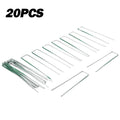 20x Synthetic Artificial Grass Turf U Shape Pins for Fastening Lawn Tent Peg Mat